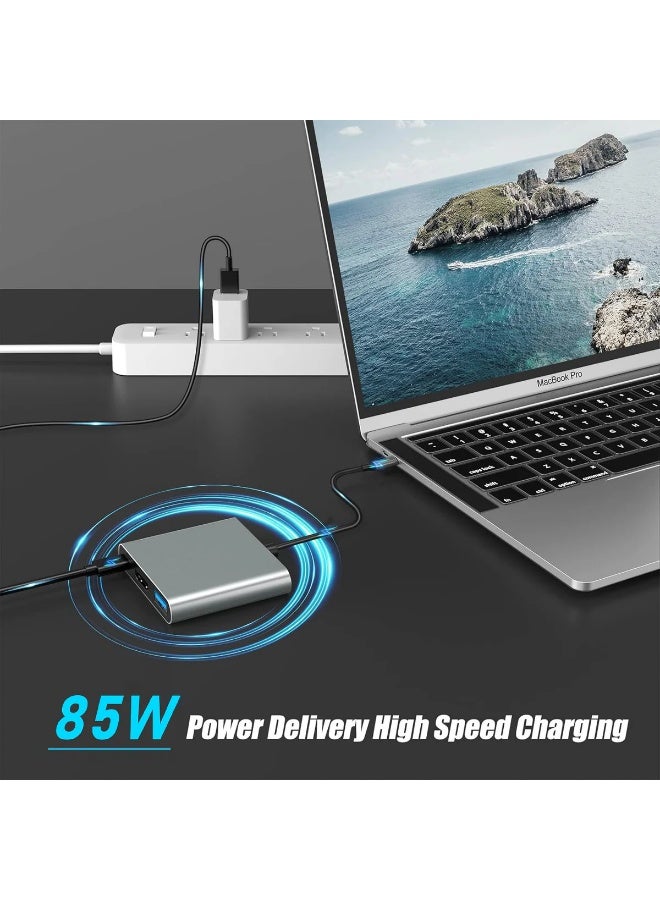 ProOne PHU552 3-in-1 USB-C to HDMI Adapter 4K@30Hz – USB-C Hub with HDMI, USB 3.0 & 85W PD Charging - Image 2